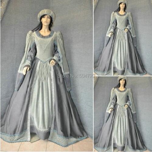 Sc-633 Victorian Gothic/Civil War Southern Belle loose Ball Gown Dress Halloween Vintage dresses Custom made
