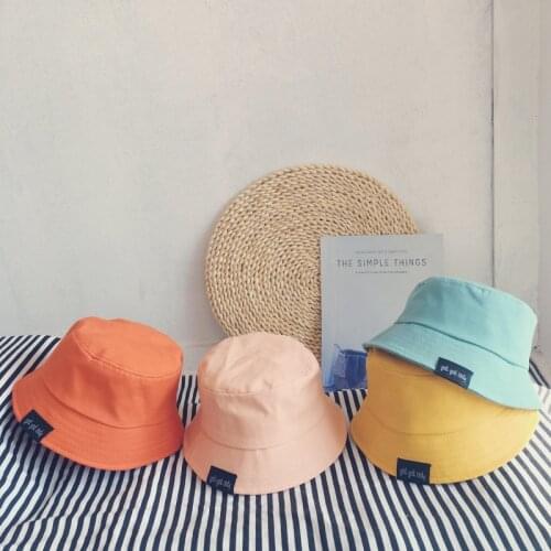 Fashion Brand Kids Hat 2021 Autumn Children Fisherman Hat Boys Girls Trend Baby Sun Cap 2 3 4 5 6 Years Old Kids Photo Props