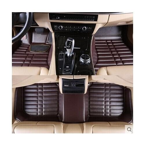 AA Custom Special Floor Mats For Skoda Octavia Superb Rapid Fabia Yeti Waterproof Non-slip Leather Carpet
