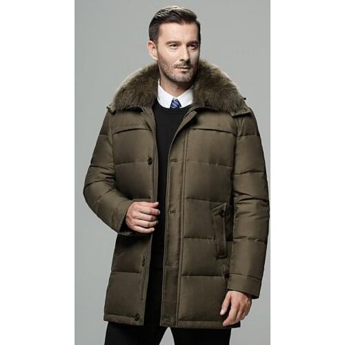 TACE&SHARK Men's Down Jackets With A Hood