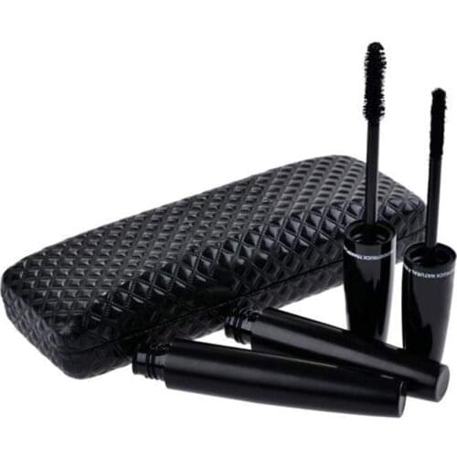 12set Top Brand 3D fiber lashes MASCARA Rimel Makeup set High Quality 1set=2pcs eyelash waterproof double mascara