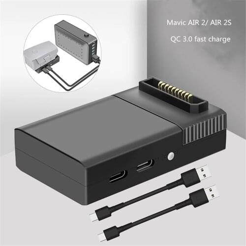 Mavic Air 2S USB Charger Battery QC3.0 Fast Charging Accessory For DJI Mavic 2 And Mavic Air 2/2S