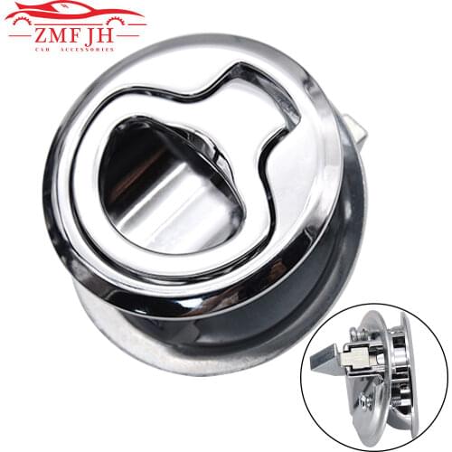 2 Inch Stainless Steel Flush Pull Slam Latch Hatch Fit For Yatch Marine Boat Ship RV Flush Pull Slam Latch Mount Hatch Hardwares