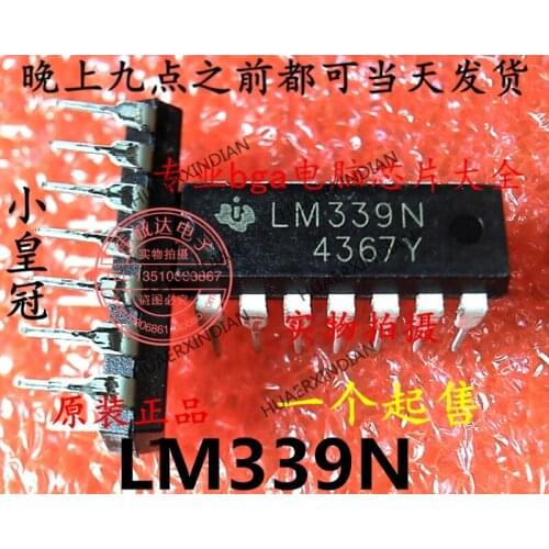 1Pieces new Original LM339 LM339N TI DIP14 In stock real picture