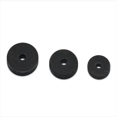 ￠ 20 - ￠ 100 black iron gb892 bolt fastening shaft end retaining ring baffle center hole thick flat pad