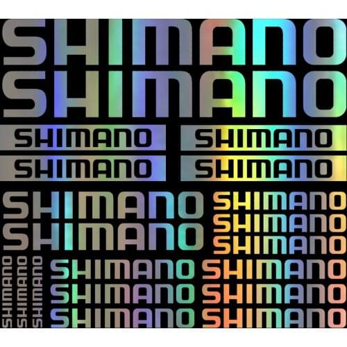 20pcs compatible for Shimano Vinyl Decal Stickers Sheet Bike Frame Cycle Cycling Bicycle