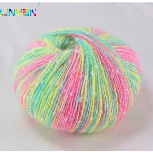3 pieces(balls)*50g point mohair yarn soft Childrens baby wool knitting yarn Crochet thread to knit knitting Natural warmth t64