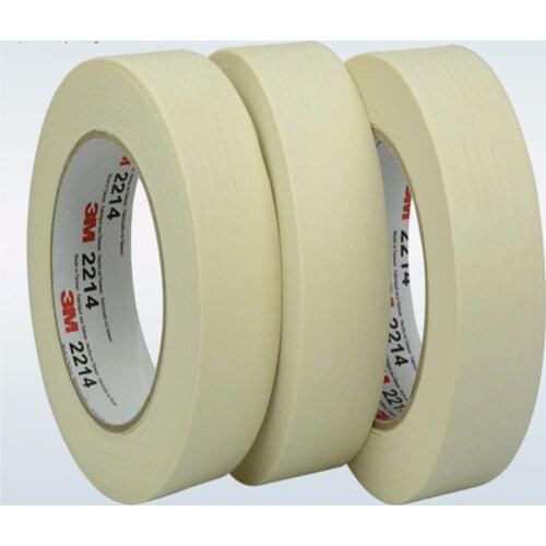 30mmx164ft 3M2214 3M beauty paper tape vehicle paint covering high temperature indentation Strong adhesion electronic industry