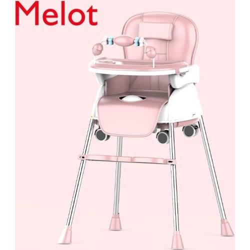Baby Dining Chair Foldable Child Eating Portable Baby Chair Multifunctional Dining Table and Chair Seat