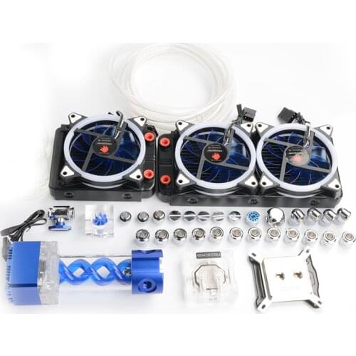 FREEZEMOD computer water cooling system Set basic set 4 for soft pipe ,FREEZEMOD-BKS4