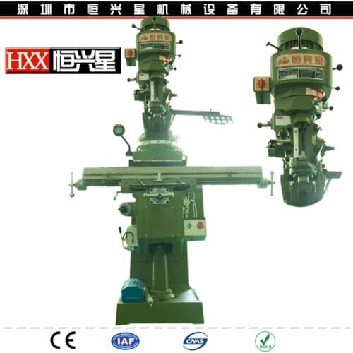 HXX Wood Milling Cutter Machine High-quality desktop Machine Tools Turret manual metal worktable 1270 × 254mm (50 "× 10")