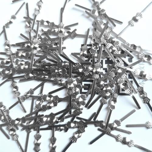 2000pcs L25mm Chrome Copper Butterfly Buckle/ Tie Clips, Crystal Chandelier Beads Connector Metal Bowtie Butterfly For crystals