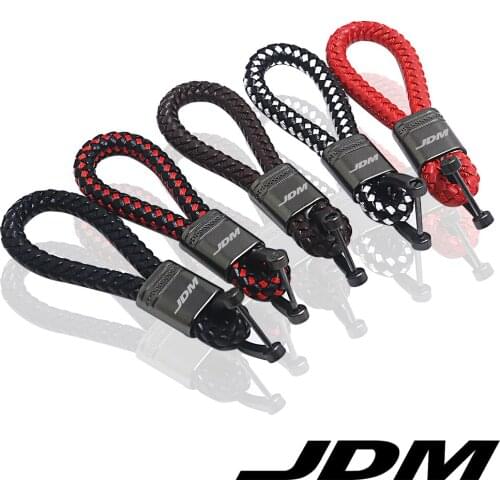 Jdm car motorcycle Leather key chain