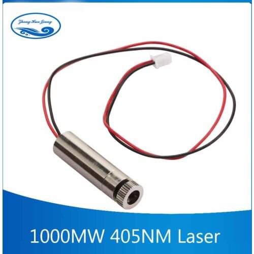 1000mw 405nm Laser Module Laser Head Machine Parts for DIY Carving Engraving Machine Engraver Accessory