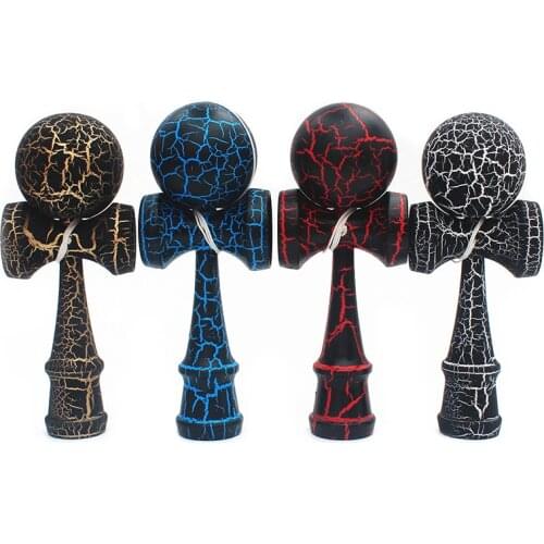 Hot Sales Wooden Toys Outdoor Sports Kendama Toy Balls Colorful Design of Crack Beech Wood for Kids & Adult Outdoor Ball Sports