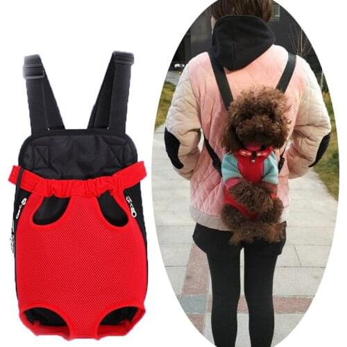 Clearance sale Fashion Pet Dog Carriers Backpack Cat Puppy Pet Mesh Outdoor Travel Products Breathable Shoulder Carry Sling Bag