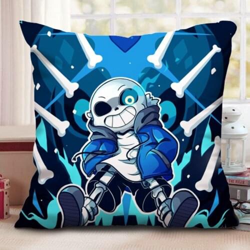 3D Game Undertale Sans Papyrus Pillow Cushion Cute Doulble Side Printed Peach skin Home Halloween Costumes