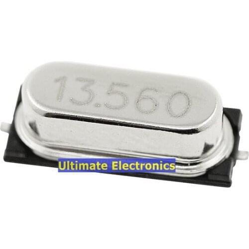 40PCS Passive Crystal Oscillator Patch 49SMD Crystal 13.56MHz 13.560MHz 13.560M
