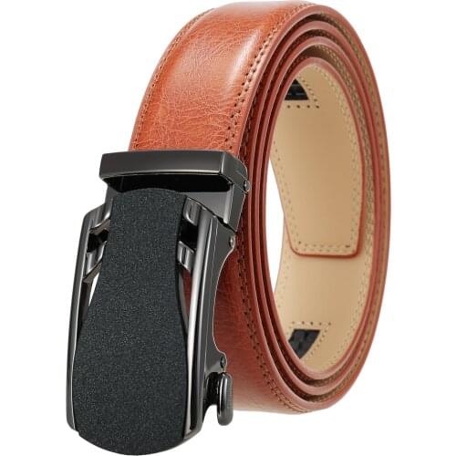 New Mens Fashion Belt Alloy Automatic Buckle Belt Ly136-21948-1 Luxury Belt Designers Men