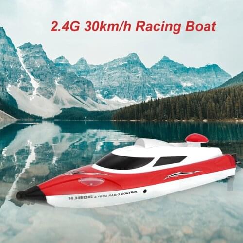 High Speed RC racing Boat 35km/h 200m Control Distance Fast Ship With Water Cooling System HJ806