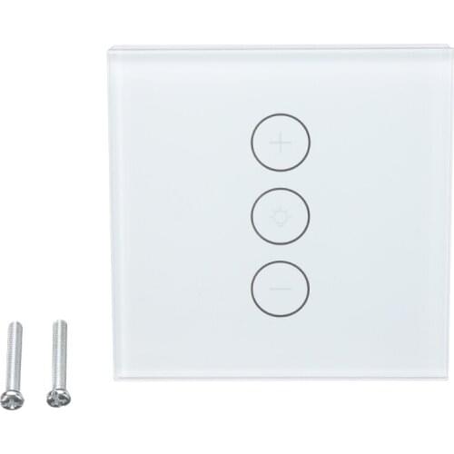 Light Dimmer WiFi Touch Switch Wall Flush-mounted Light Switch Smart Eletronical Light Switch Accessory For Alexa Voice Control