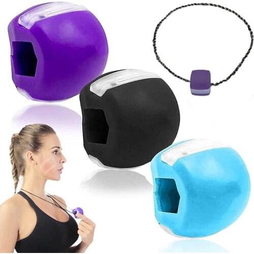 Jaw Trainer Face Exerciser Jaw Exerciser for Jawline Shaper Facial Toner Chin Masseter Muscle Trainer for Double Chin Reducer