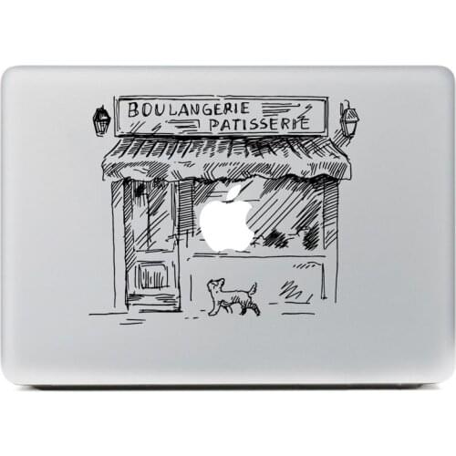 Retro grocery stick figure Vulture style Vinyl Decal Laptop Sticker For New Macbook Pro Air 11 13 15 inch Laptop Skin