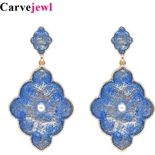 Carvejewl Drop dangle Earrings straw plaited sequins double heart pendant earrings for women girl jewelry unique fashion earring