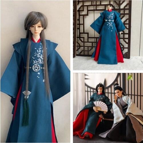1/6 Figure Doll OB27 1/4 1/3 BJD Clothes Ancient Costume Hanfu Dress Samurai Outfit For BJD/SD ID75 Strong Uncle 80cm Doll B0281