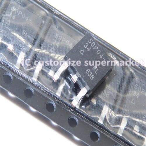 10PCS/LOT NWE 50P04-34 SUD50P04-34 TO-252 -40V -20A SMD Transistor
