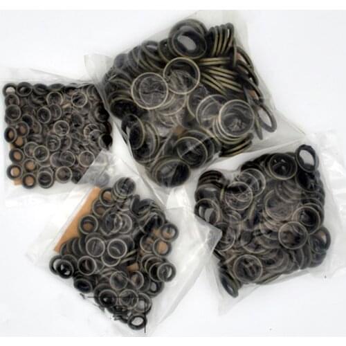 100 pcs Diesel Common Rai Injector Nozzle Seal Rubber Washer O Ring Adjusting Gaskets M6-M18