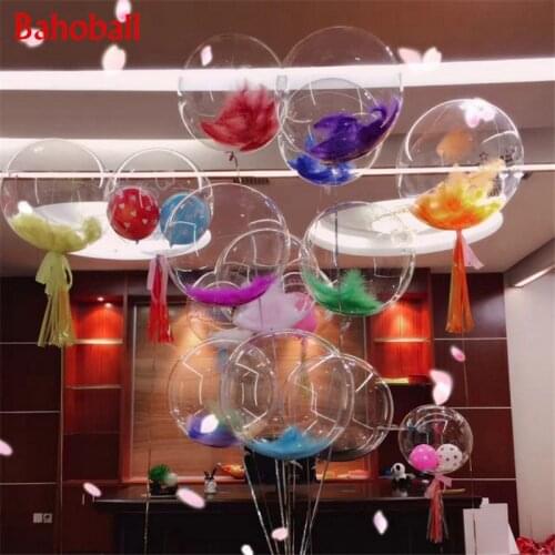 5Pcs No Wrinkles Clear PVC Transparent Balloons Helium Ballons Globos Christmas Birthday Wedding Party Decor Bubble Ballon Gifts