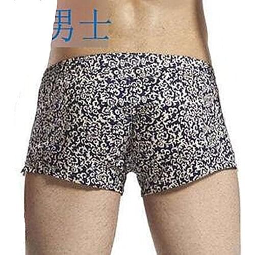 Men Chinese classical pattern boxers short mens short underwear men sexy boxer trunks underpants