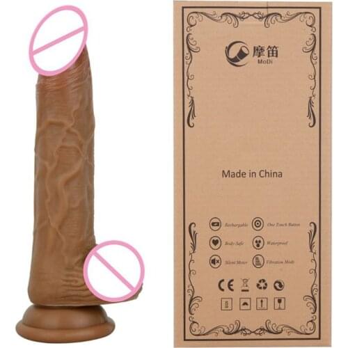 Brown Dildo for Women Soft Waterproof Orgasm Vaginal Sex Toys for Women Big Sex Toy Dildo for Anal Toys for Adults 18