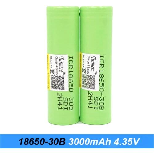 Flashlight 18650 battery icr18650 30b 3000mah 3.7 V lithium-ion Rechargebale for charger 18650 Turmera j10