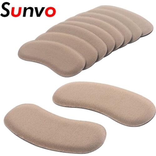 Sunvo High Quality Sponge Invisible Back Heel Pads High Heel Shoes Wear-resistant Sticky Fabric Foot Care Cushion Insert Pads