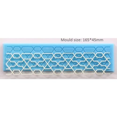 DIY Cake Tools Beautiful Pattern Shape Silicone 3D Fondant Cake Lace Mold For Cake Decorating Tools Kitchen Accessories FM917