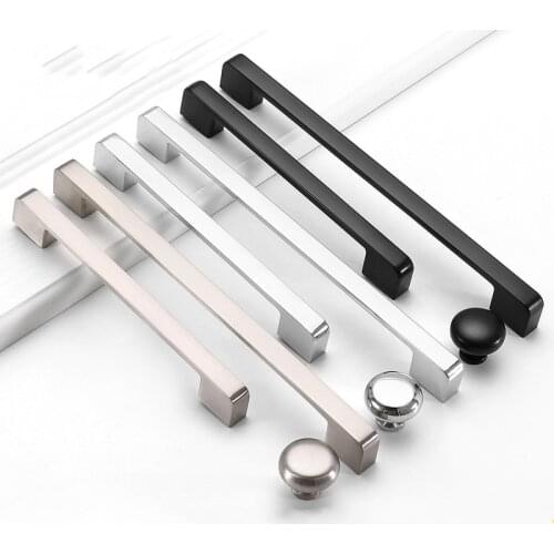 American style Kitchen Cupboard Pulls Zinc Aolly Gold Silver Cabinet Handles Drawer Knobs Fashion Furniture Handle