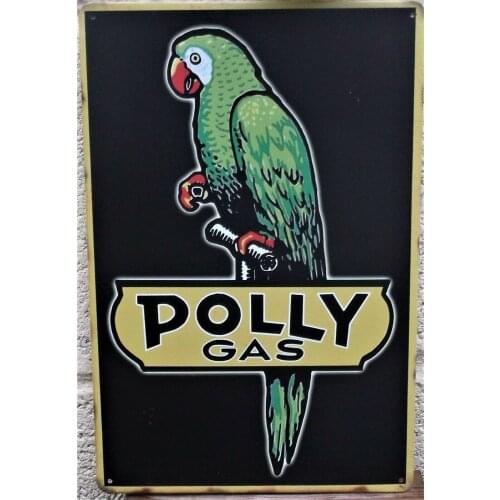 Bird Petrol Car Metal Sign Metal Poster Metal Decor Metal Painting Wall Sticker Wall Sign Wall Decor