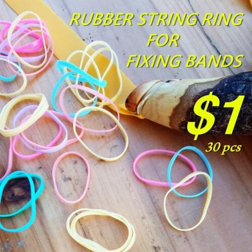 RUBBER STRING RING FOR FIXING BANDS 500-pcs