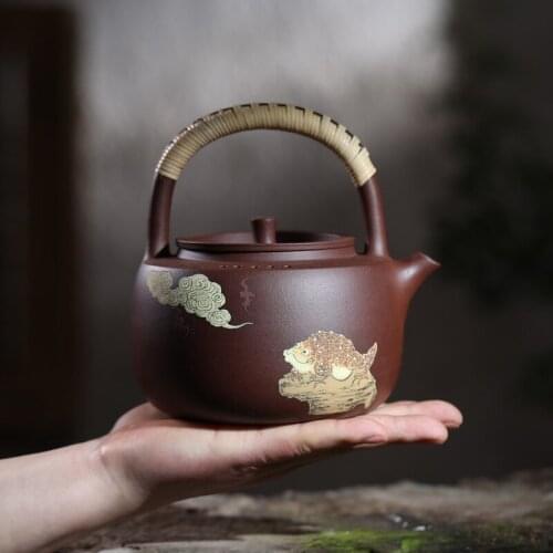 Rattan boil girder teapot high-capacity violet arenaceous boiling kettle electric TaoLu black tea white tea pu-erh tea