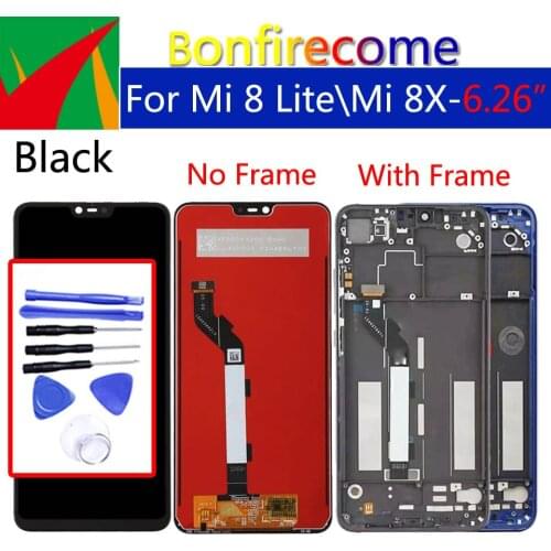 Display For Xiaomi Mi 8 Lite \Mi8 Lite\ Mi 8 Youth LCD Touch Screen Digitizer With Frame Replacement For Xiaomi Mi 8X Assembly