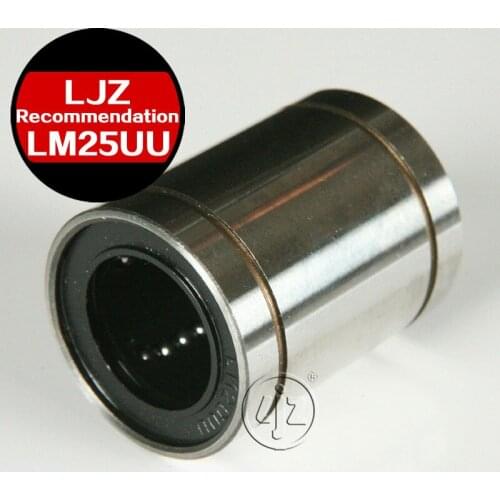 Linear motion ball bearings LM25UU Bore size 25mm
