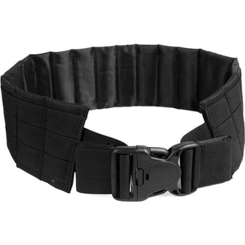 Military Army Tactical Molle Belt Black Waist Support Heavy Duty Utility Outdoor Combat Nylon Hiking Climbing Hunting Belts