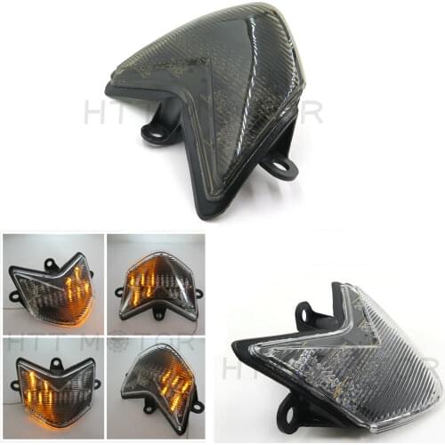 Aftermarket free shipping motorcycle parts LED Tail Brake Light for Kawasaki 2004 2005 ZX1000 Ninja ZX10R ZX10 CLEAR