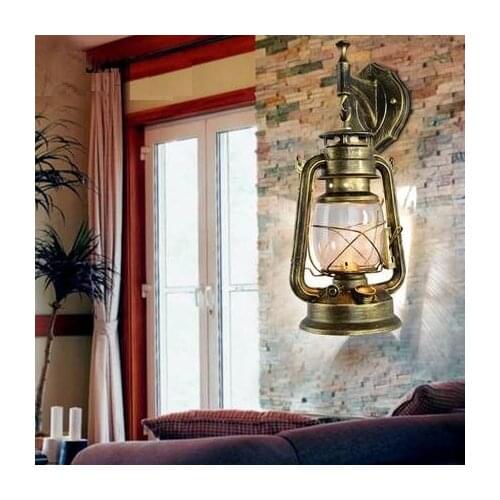 Loft Style Iron Kerosene Wall Sconces Industrial Lamp Vintage Wall Light Fixtures Antique Indoor Lighting Lampara Pared