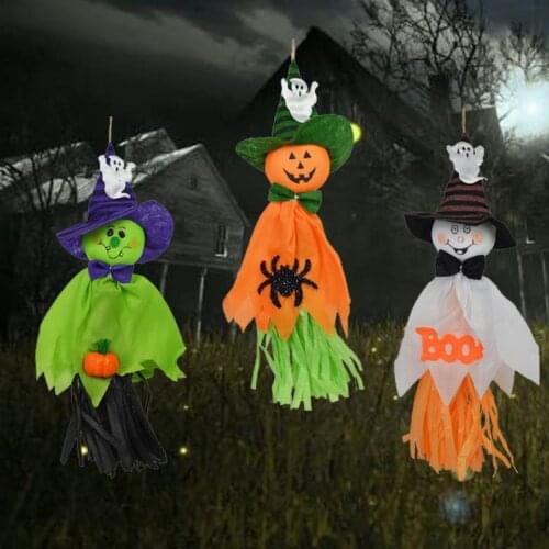 1pc Cool Halloween Ghost Hanging Decor Indoor Outdoor Specter Party Ornament Utility Pendant Props Halloween Event Party Decor