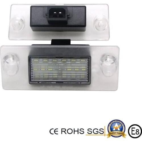 2pcs For Audi A4 S5 B5 A3 S3 S4 Car License Plate Lights LED Number Lamps 6000K White Error Free