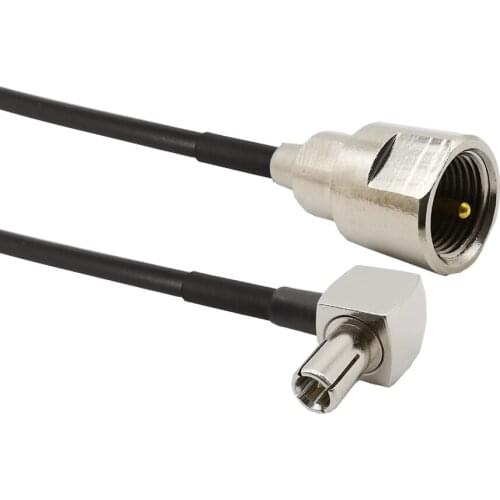2PCS FME Male to TS9 Male Right Angle RG174 Coax Cable TS9 90 Degree to FME Male Plug RF Cable For Huawei Antenna RF cable