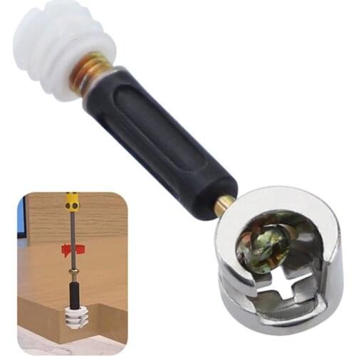 20 Sets Furniture Door Connecting Fastener Dowel Connector Cam Lock Connecting Screw Connector Tools Hardware